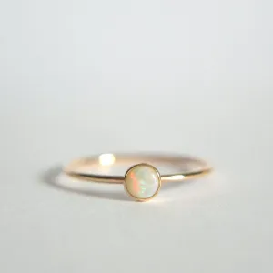 14k Emma Natural Opal Ring