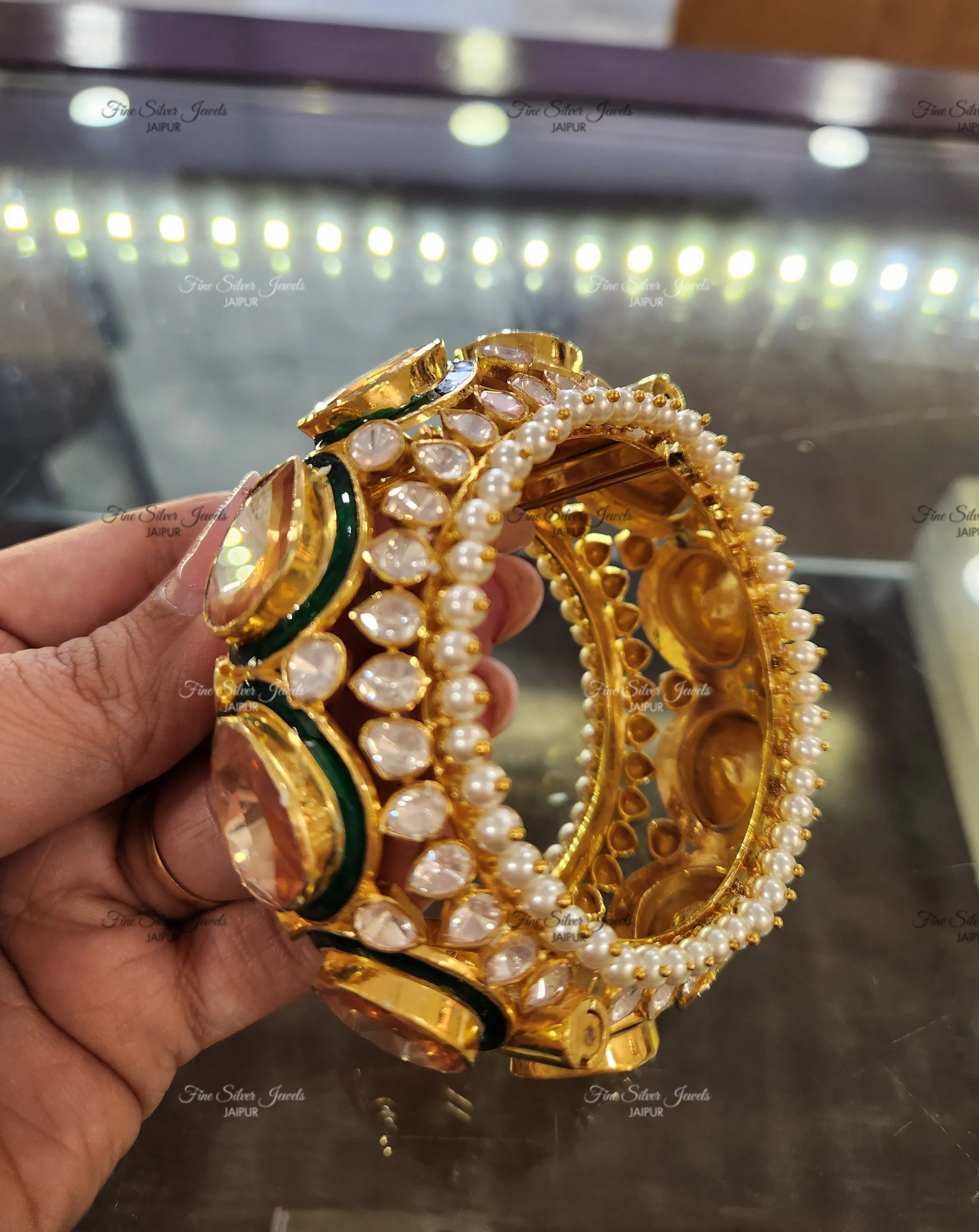 925 Silver Bridal Cuff Bangle