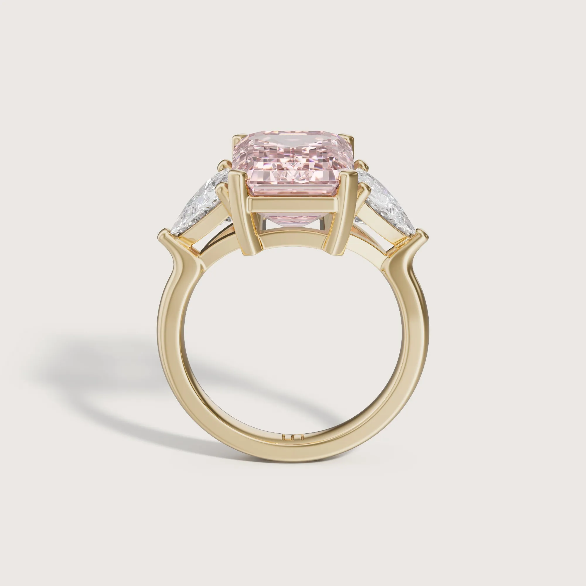 Anais Pink Emerald Trilliant Trilogy