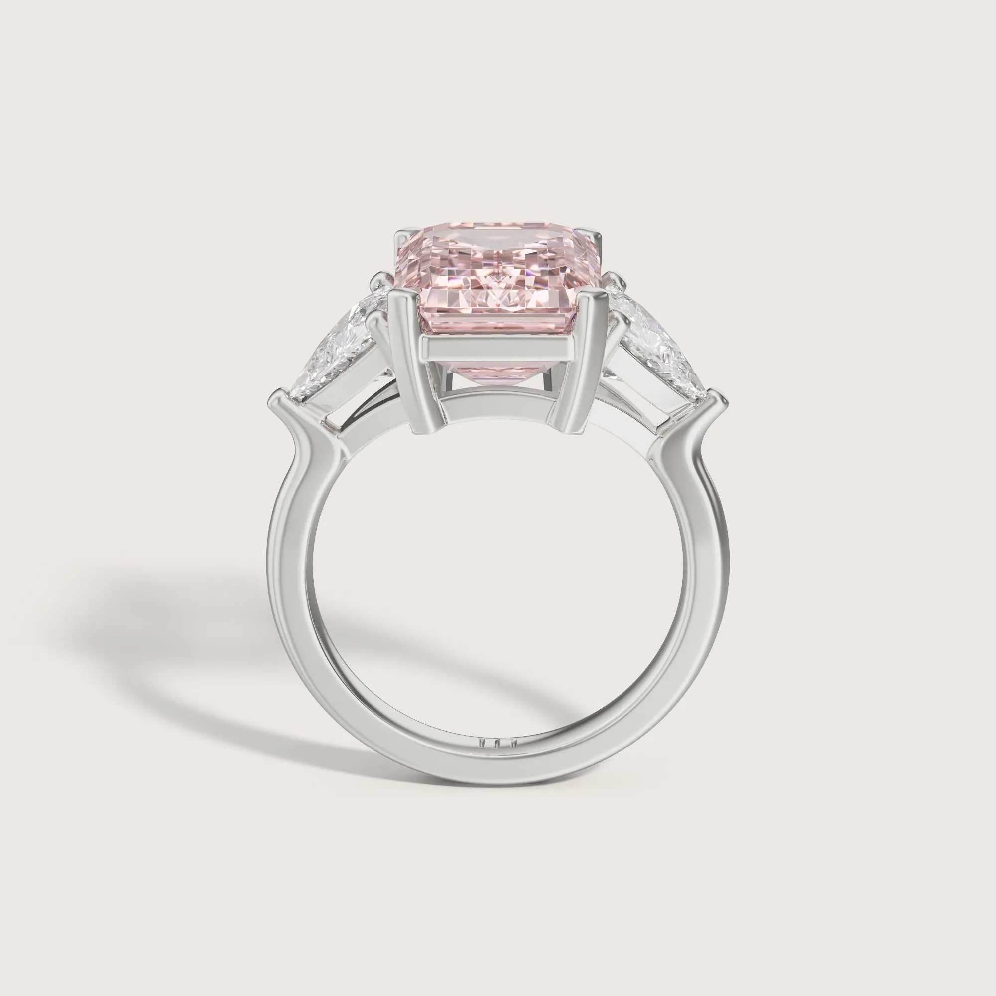 Anais Pink Emerald Trilliant Trilogy