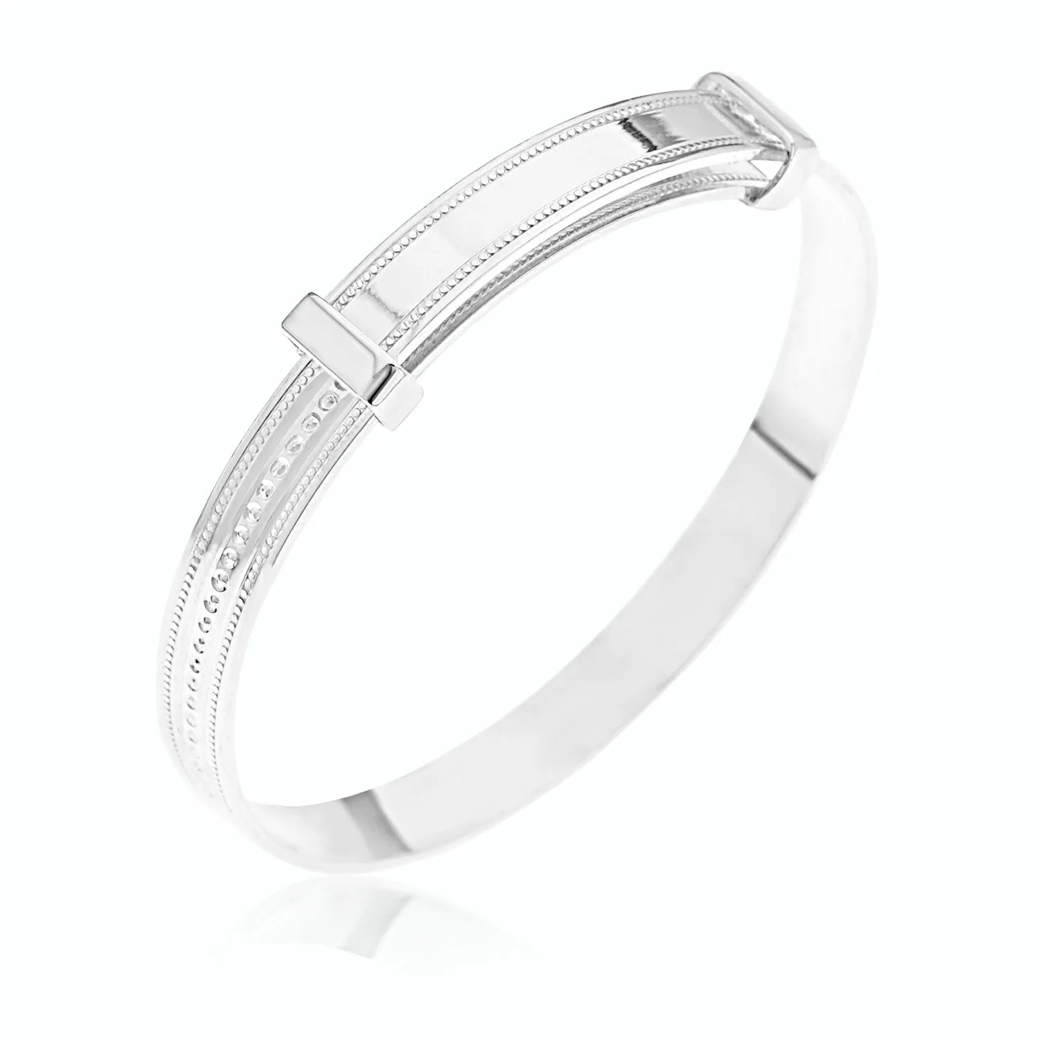 Baby Bangle Expandable in Sterling Silver .925 for engraving