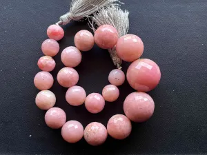 Beautiful Pink Opal Sphere Shape Faceted Beads