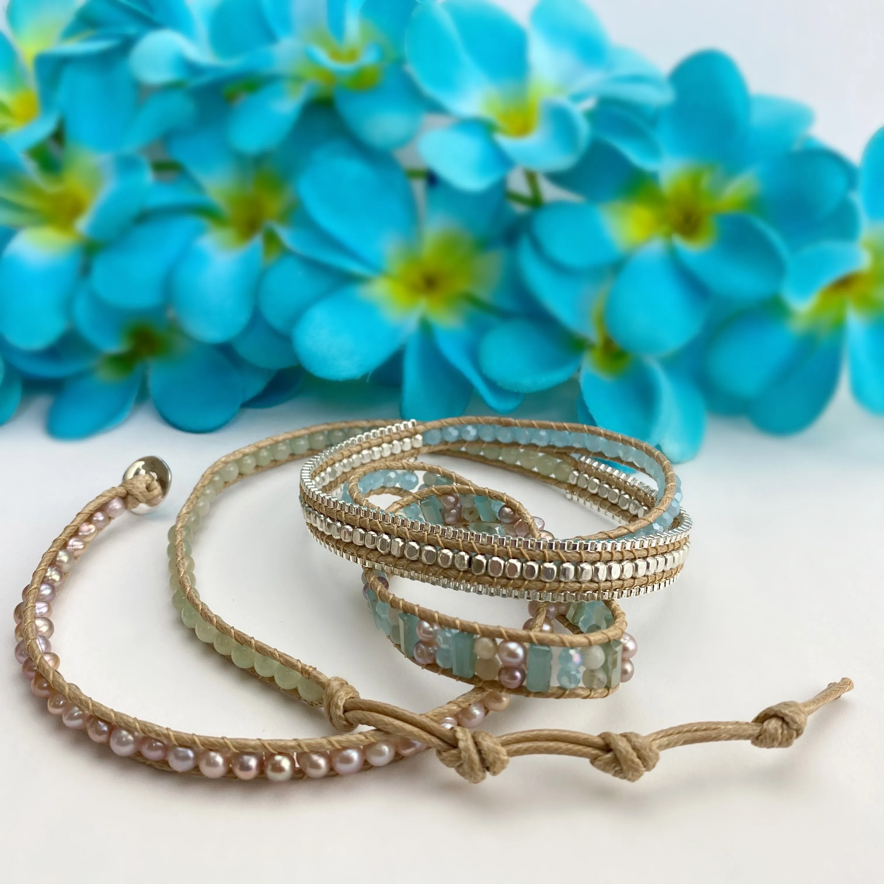 Blue Cloud Wrap Bracelet - SBRC1563