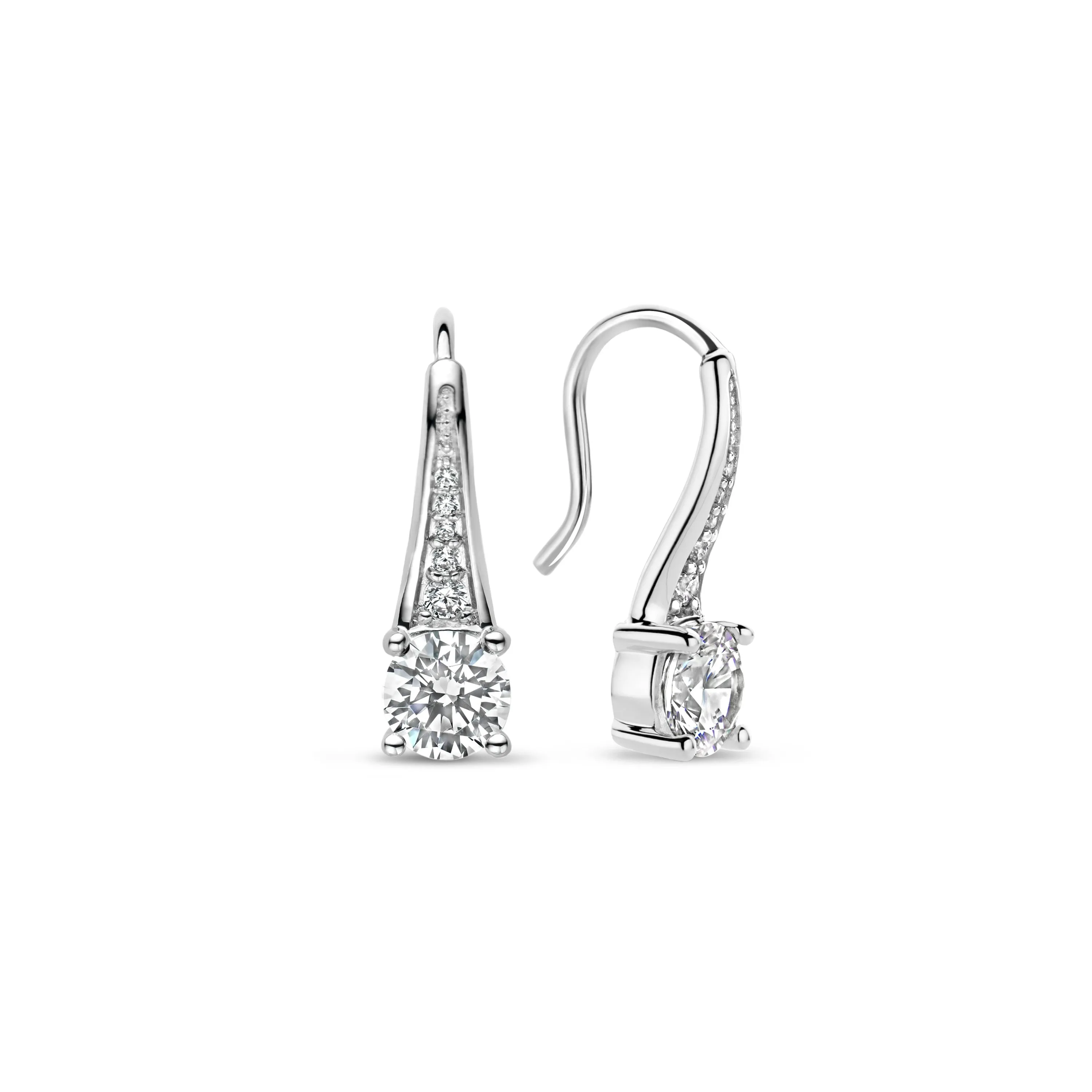Brilliant Small Solitaire Earrings