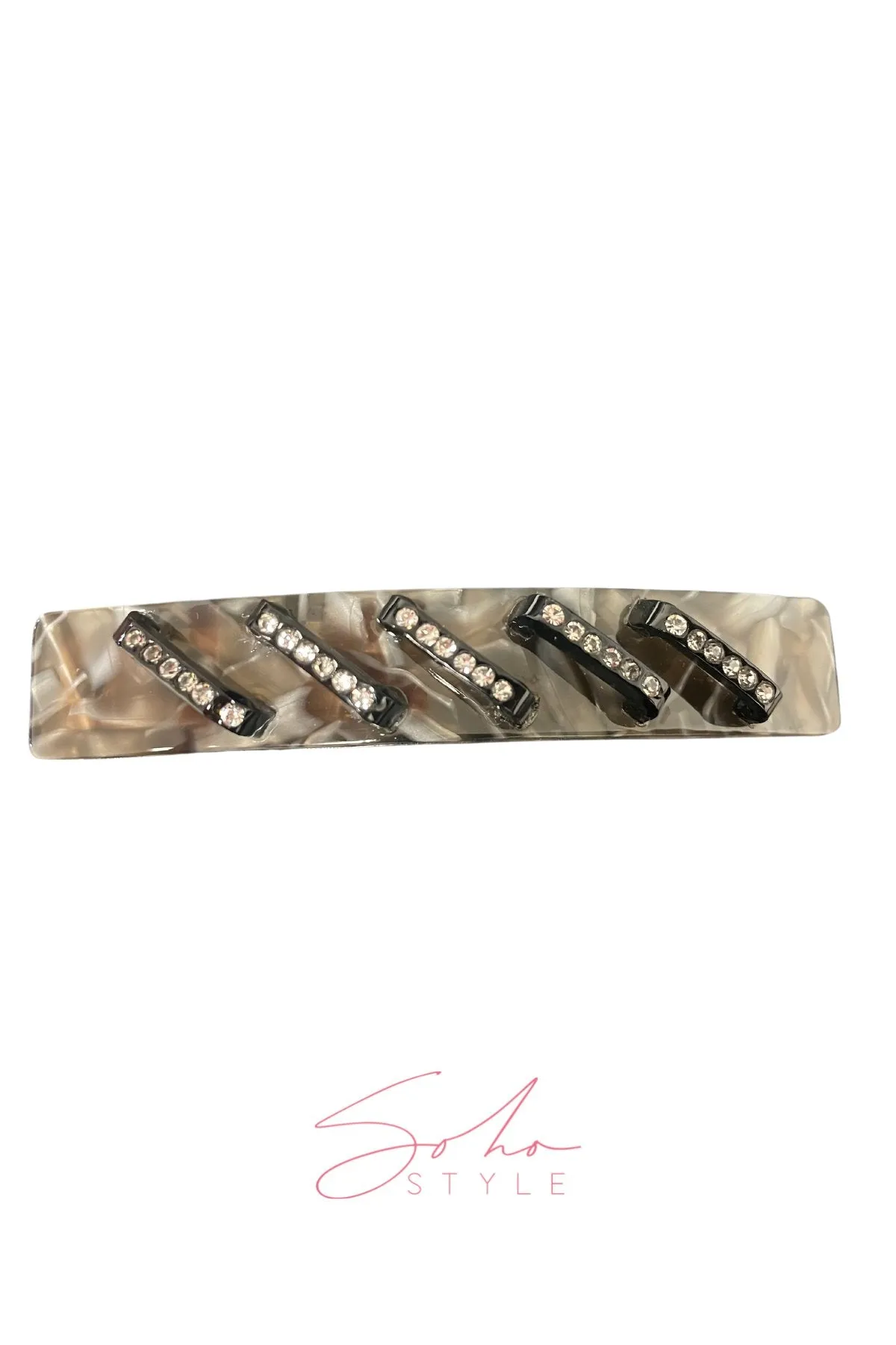Cellulose #47- Small Marble Barrette