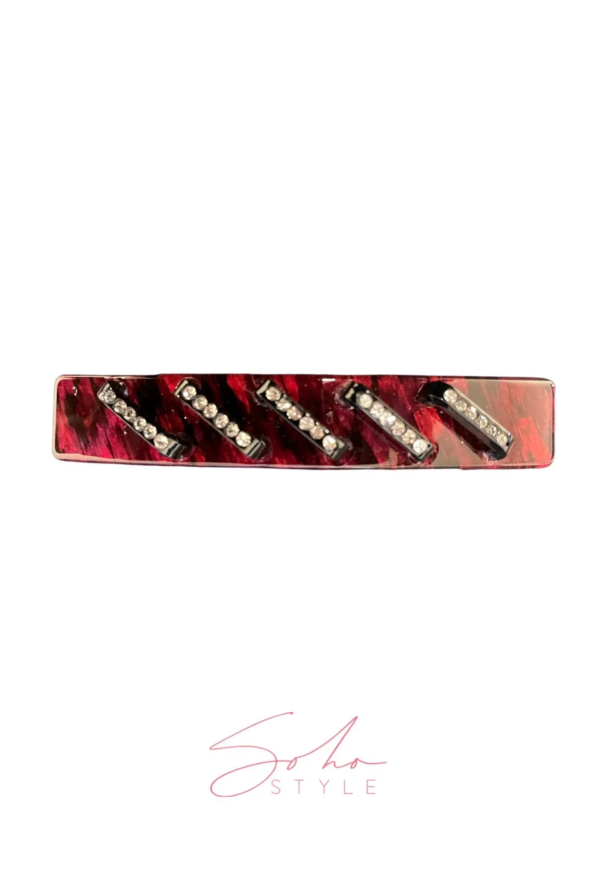 Cellulose #47- Small Marble Barrette