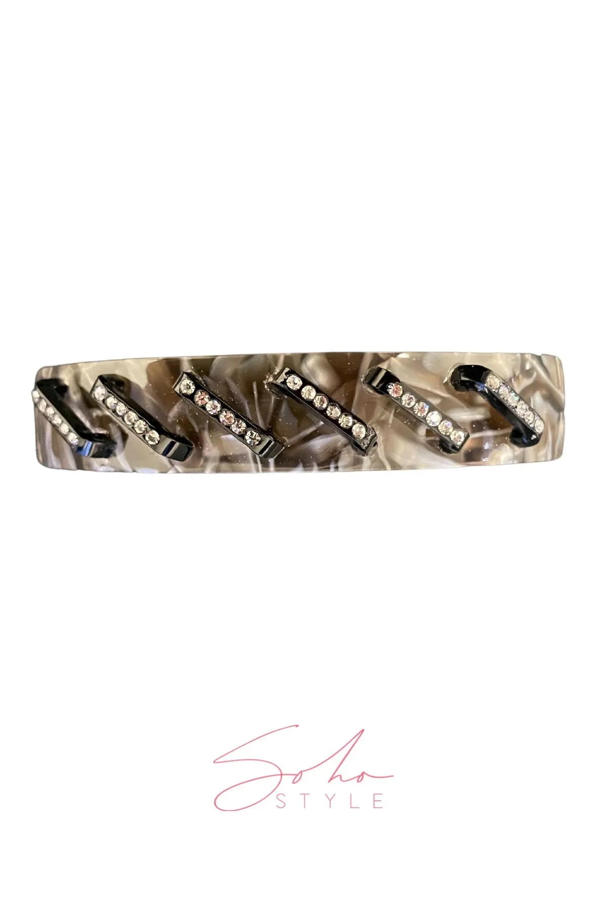 Cellulose #47- Small Marble Barrette