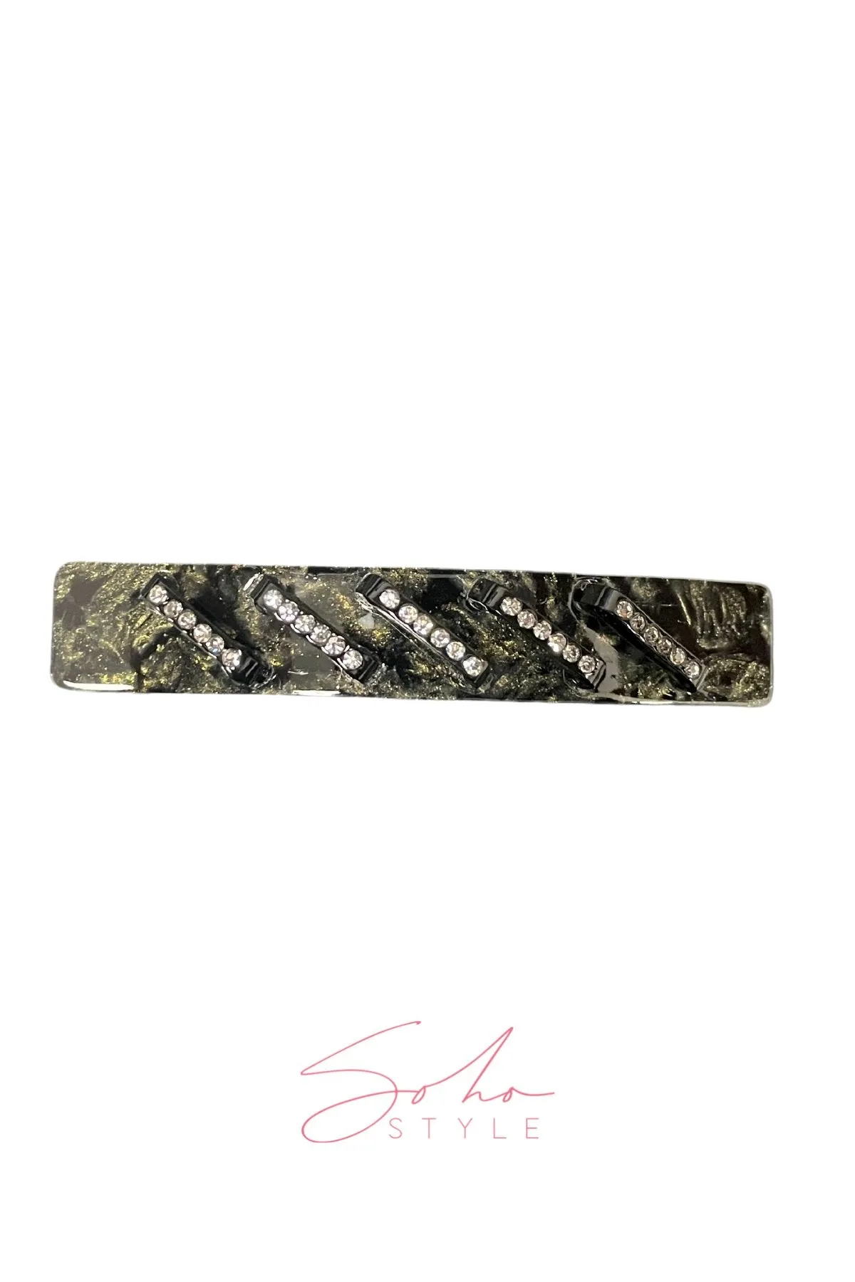 Cellulose #47- Small Marble Barrette