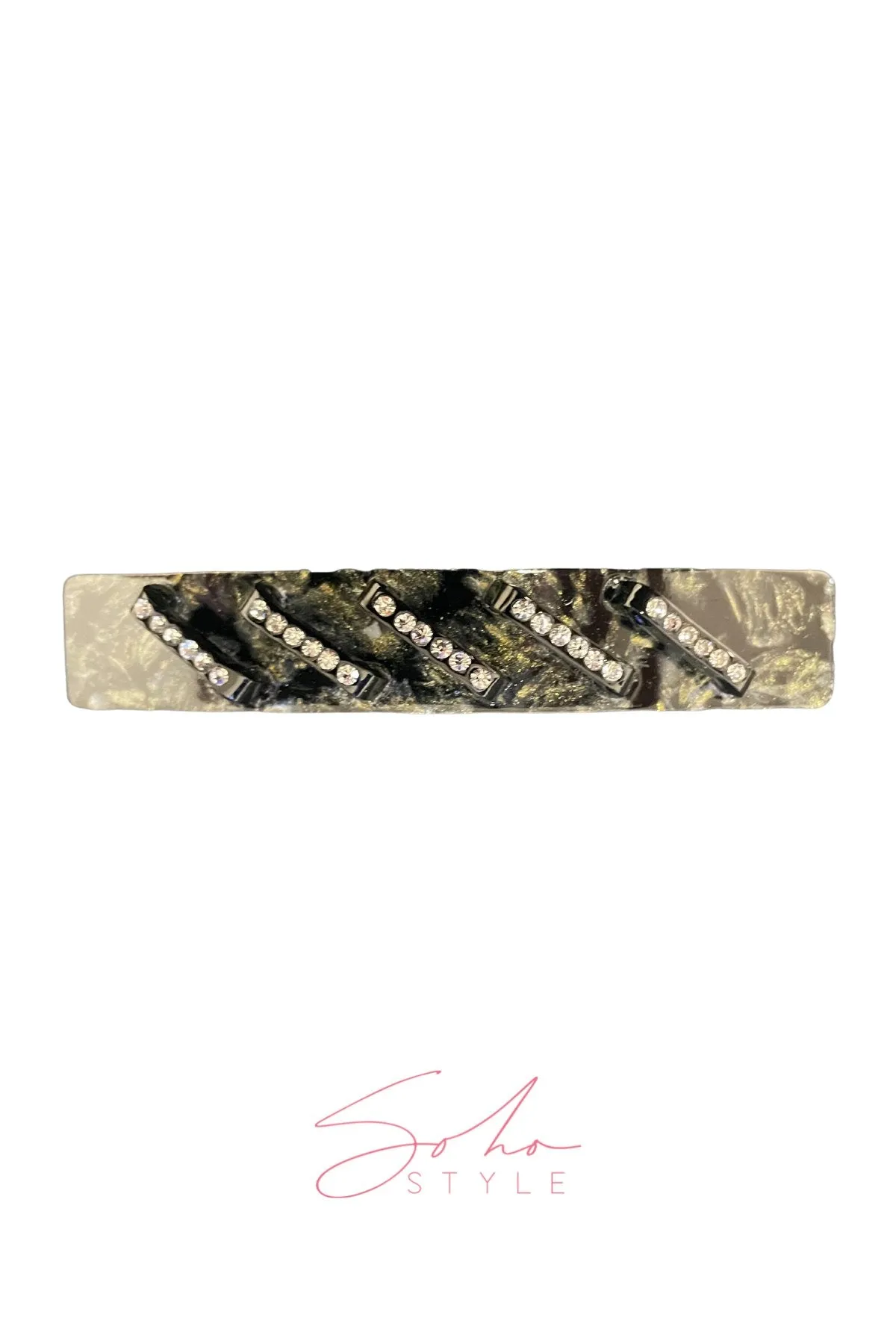Cellulose #47- Small Marble Barrette