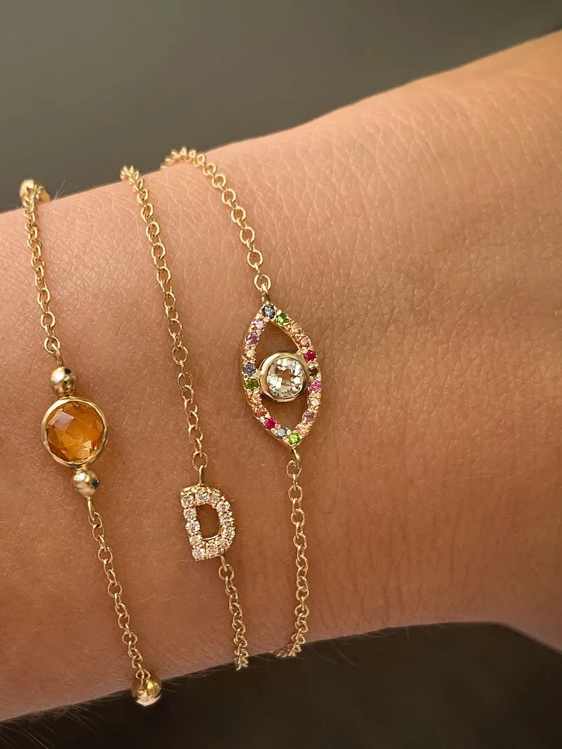 Classique Pavé Evil Eye Bracelet