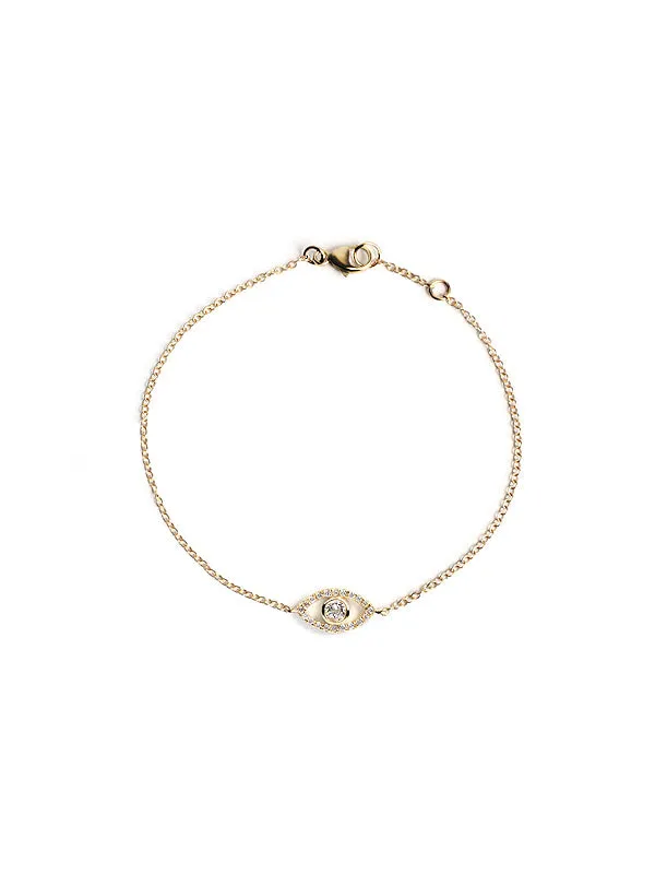Classique Pavé Evil Eye Bracelet