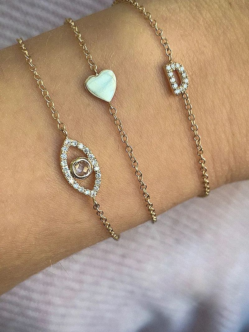 Classique Pavé Evil Eye Bracelet