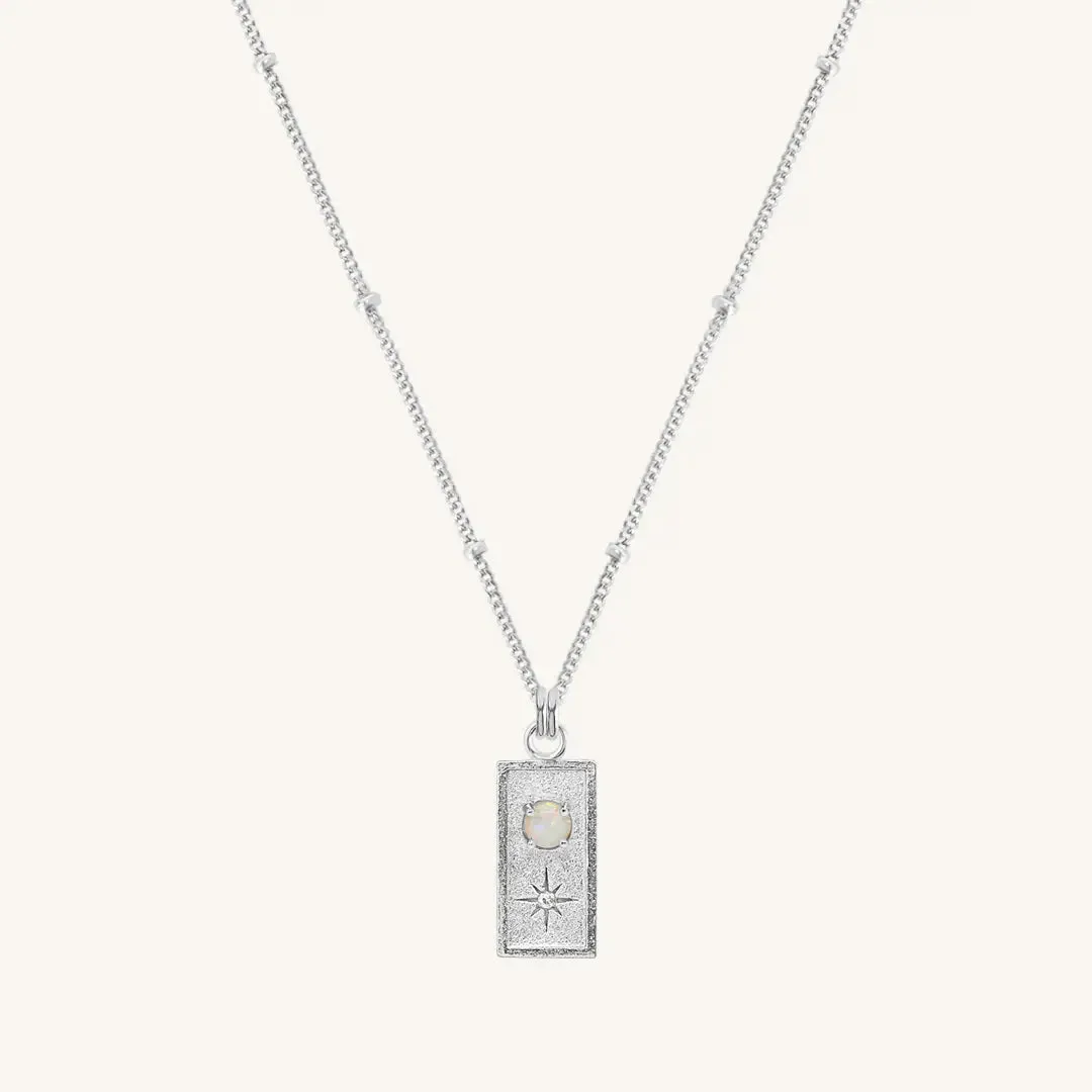Cradle Created Opal Necklace