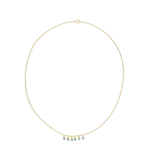 Drooping Aurelia Necklace 14K