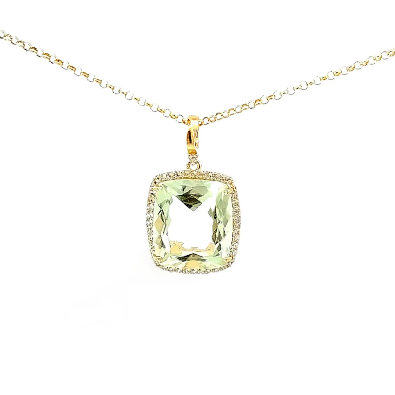 ECLECTIC Necklace (1134) - Praziolite / YG