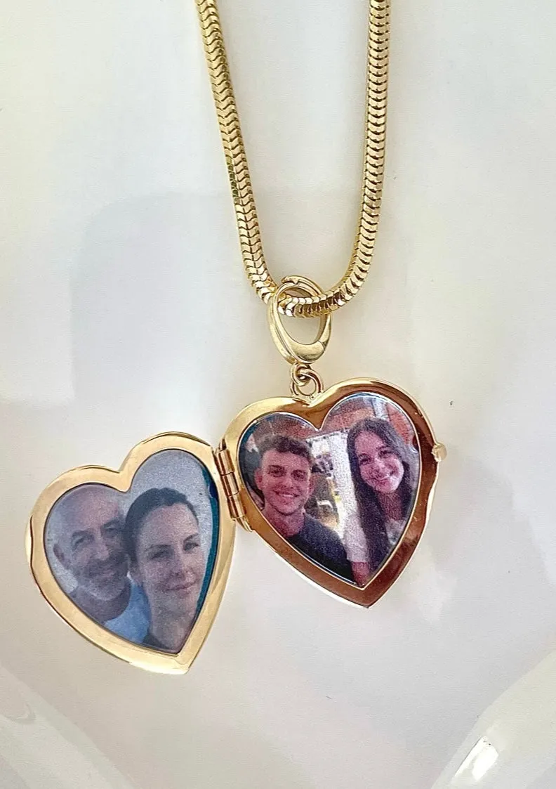 Extra Large Heart Locket Charm