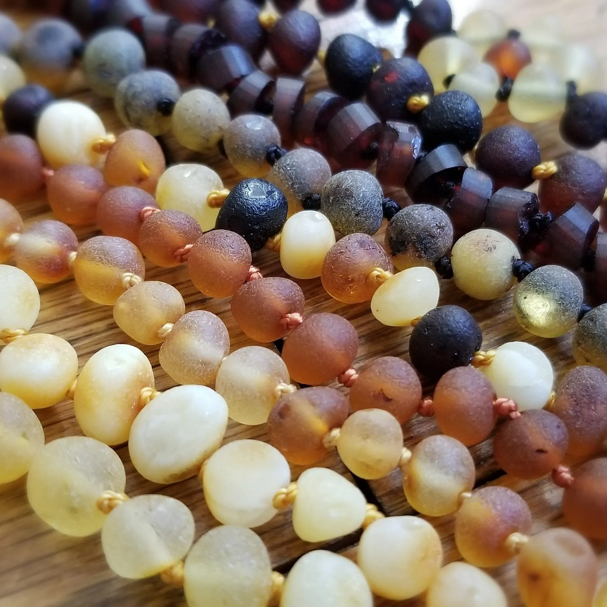 Kids | Raw Honey Baltic Amber Necklace