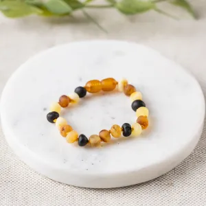 Kids | Raw Multi Baltic Amber Bracelet