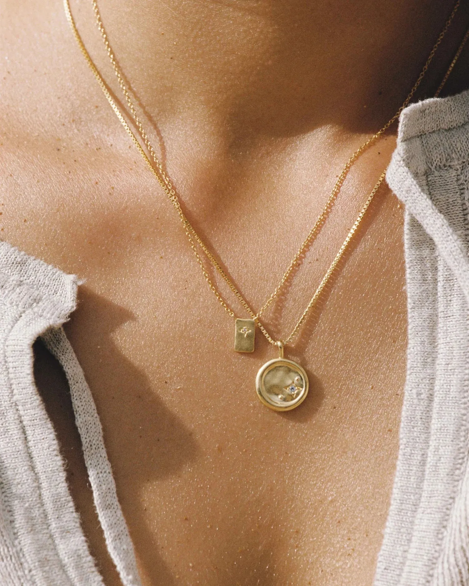 Kirstin Ash Moonrise Necklace, Gold