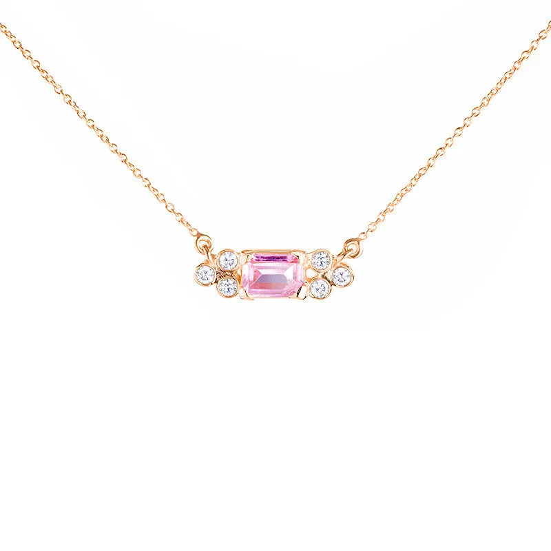 Madison Choker - Pink Topaz
