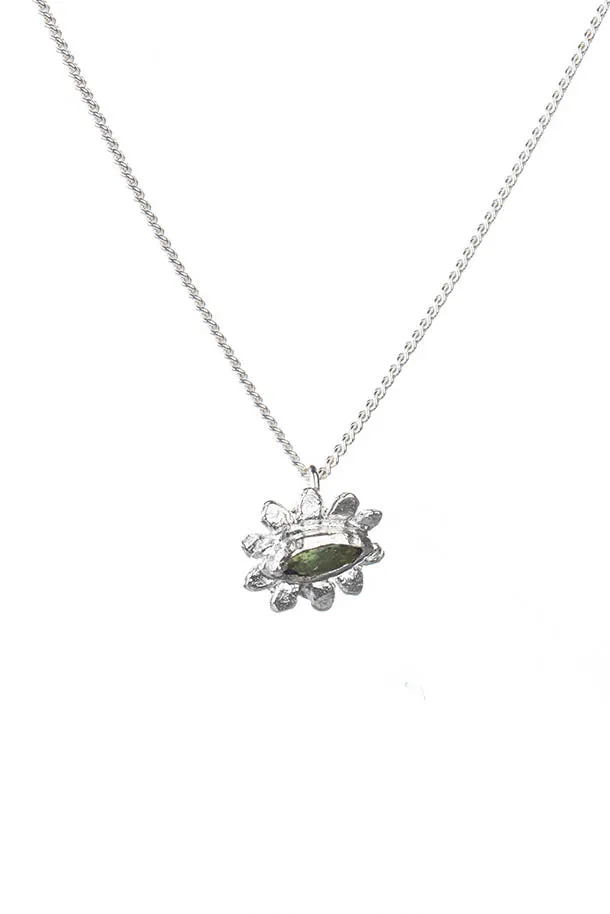 Marquise flower necklace