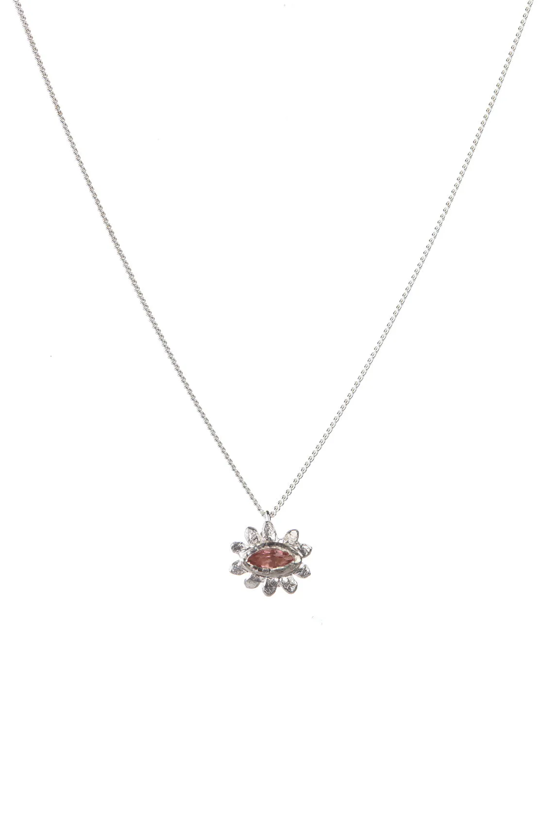 Marquise flower necklace
