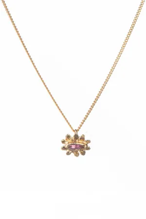 Marquise flower necklace
