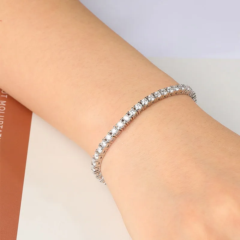 Moissanite Tennis Bracelet for Women