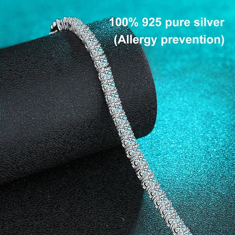 Moissanite Tennis Bracelet for Women