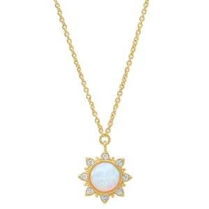 Opal Burst Necklace