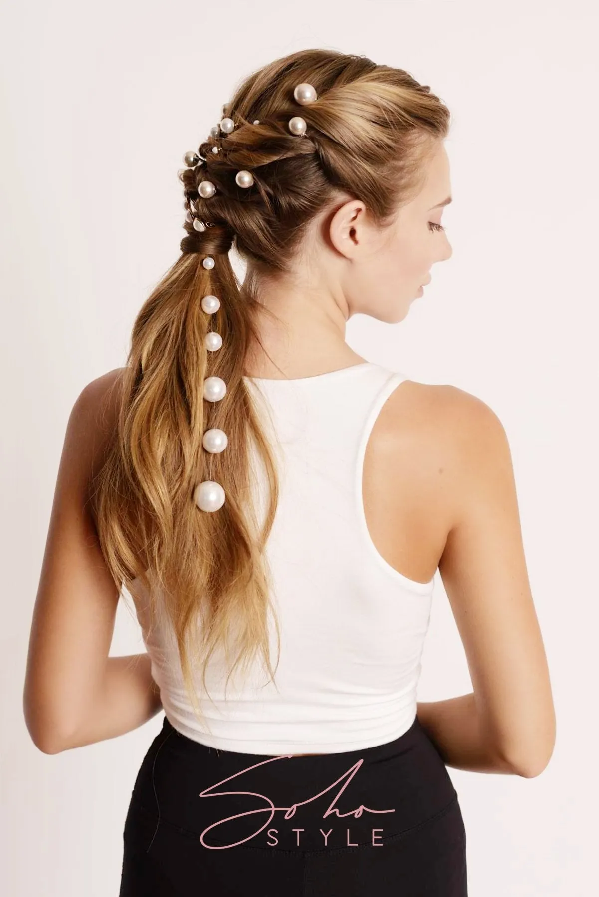 Pearl Waterdrop Barrette