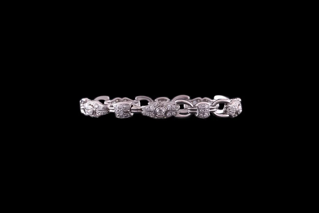 Platinum Diamond Set Bracelet