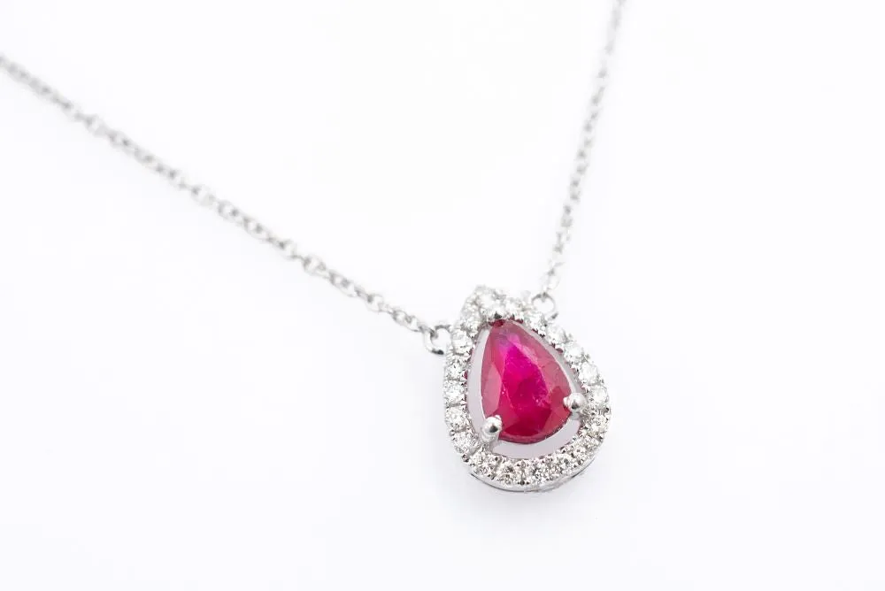 Ruby and Diamond Necklace