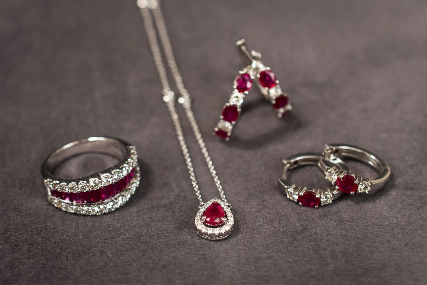 Ruby and Diamond Necklace