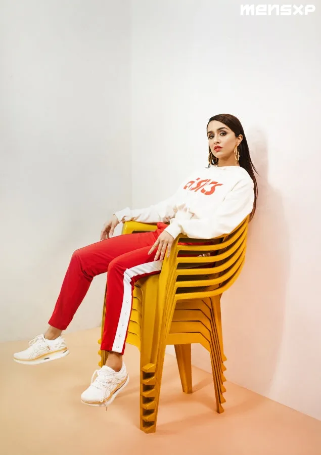 Shraddha Kapoor Wearing O.H Monogram Hoop Earrings (Cosmopolitan Cover - Issue)