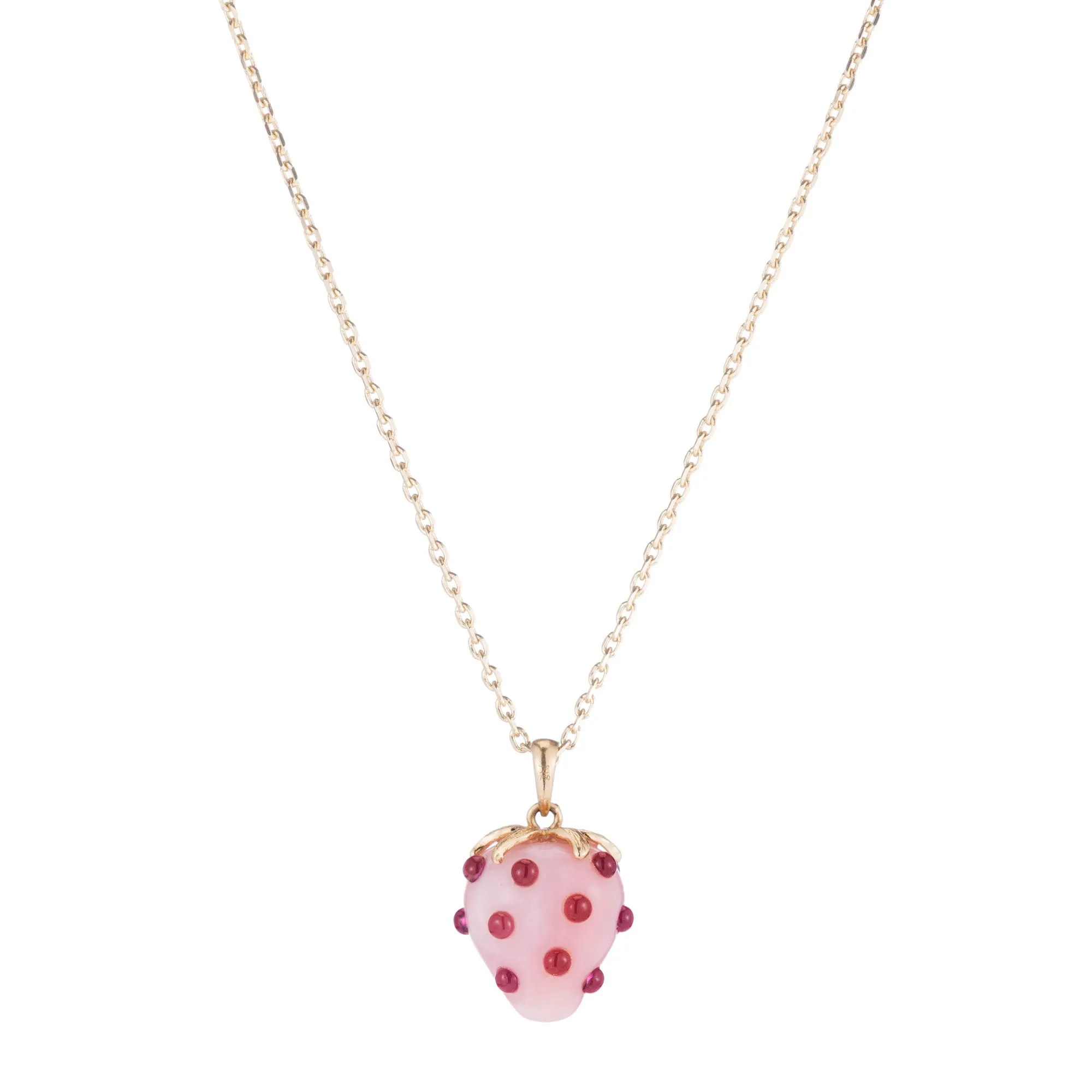 Strawberry Opal Pendant
