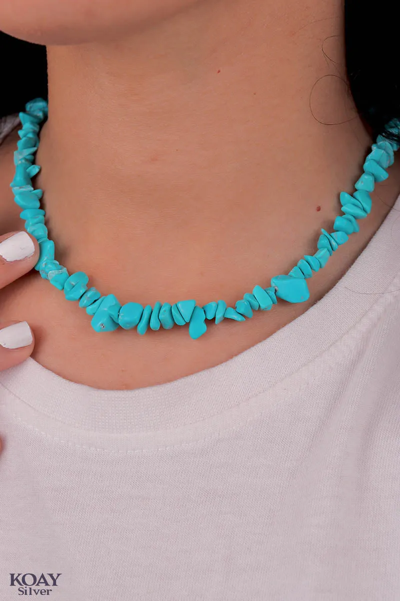 Turquoise Stones Necklace 02